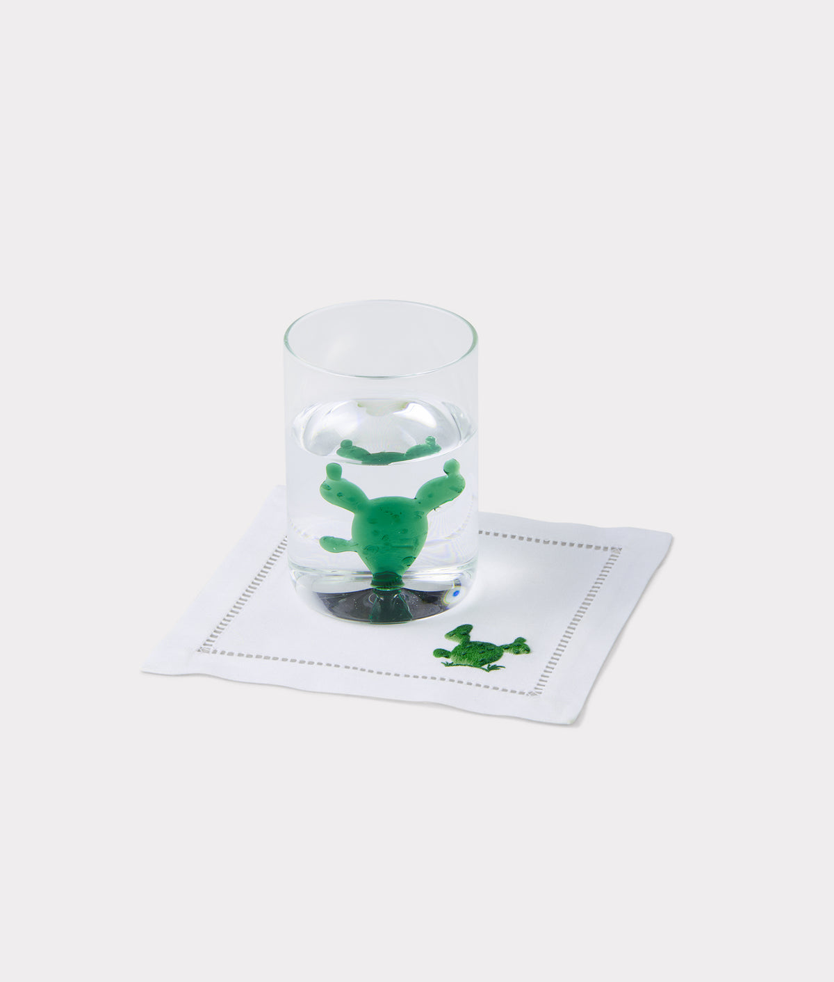 Tucson Saguaro Cactus Drinking Glasses - Set of Four :: Green 4