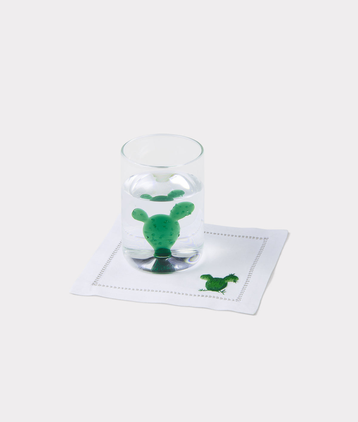 Tucson Saguaro Cactus Drinking Glasses - Set of Four :: Green 7