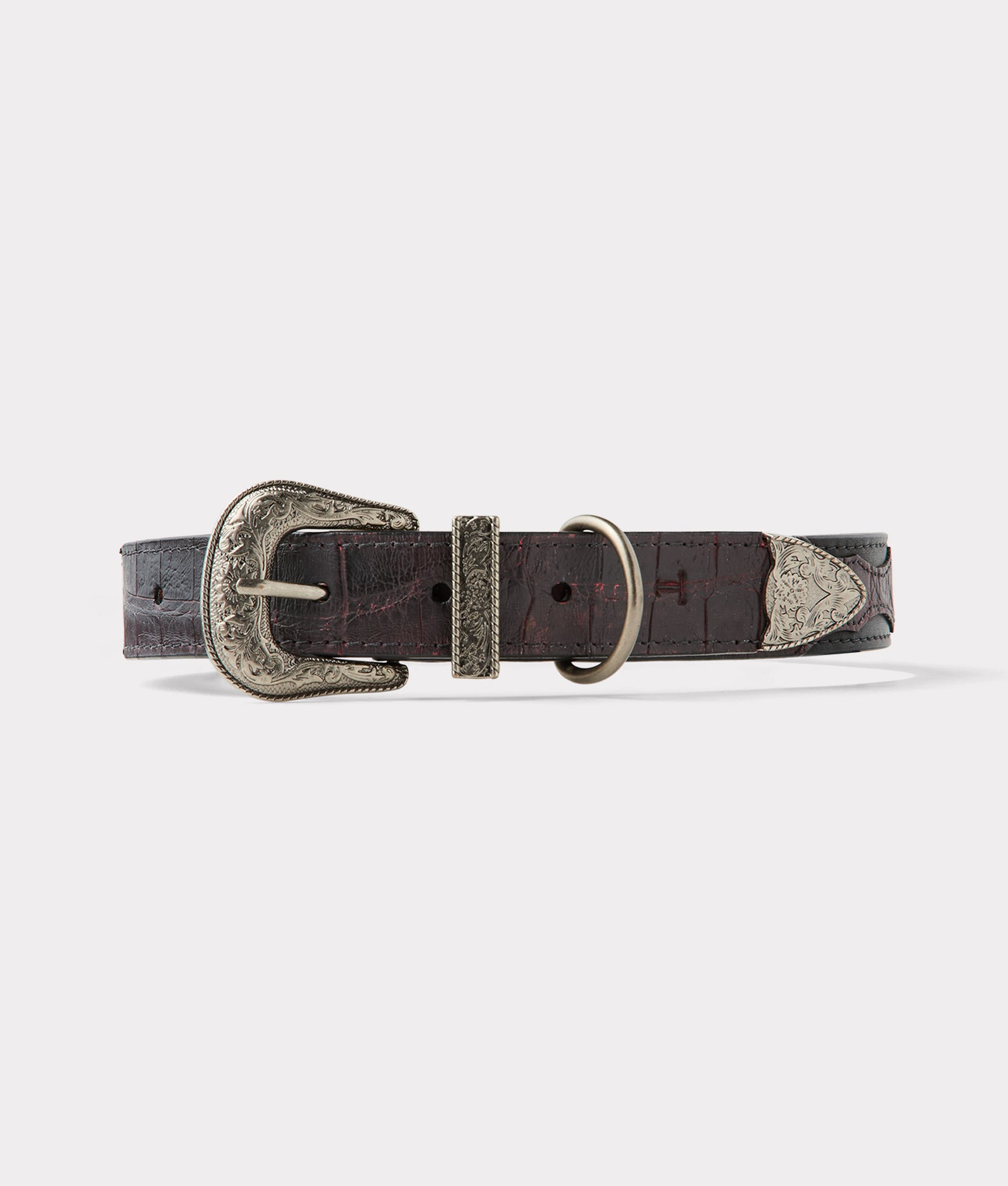 Exotic Dog Collar :: Black Cherry
