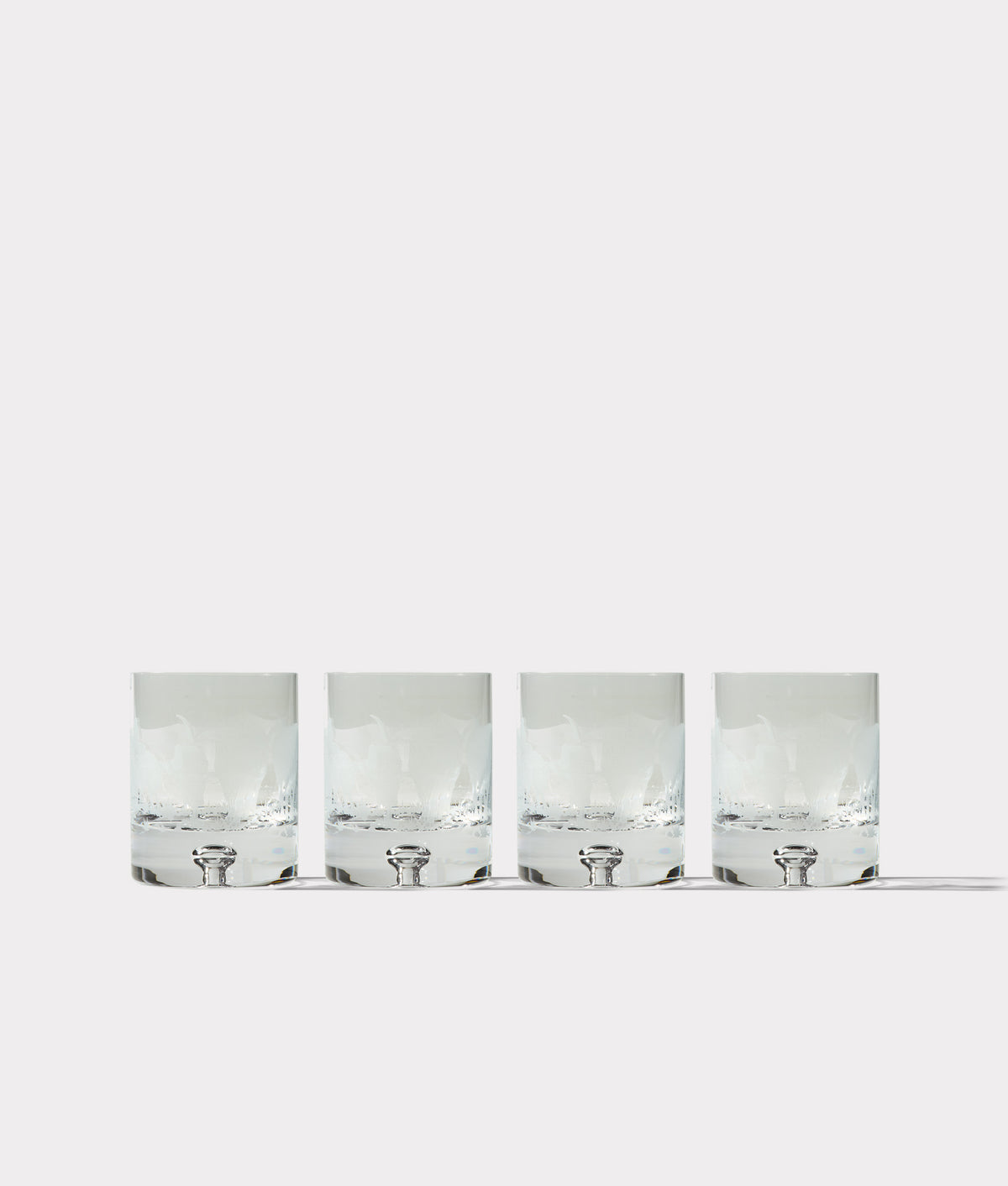 Stampede Whiskey Glasses - Set of Four :: Crystal 3