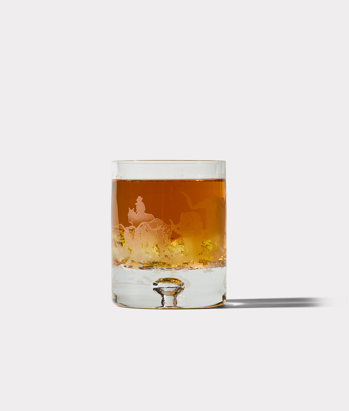 Stampede Whiskey Glasses - Set of Four :: Crystal 4