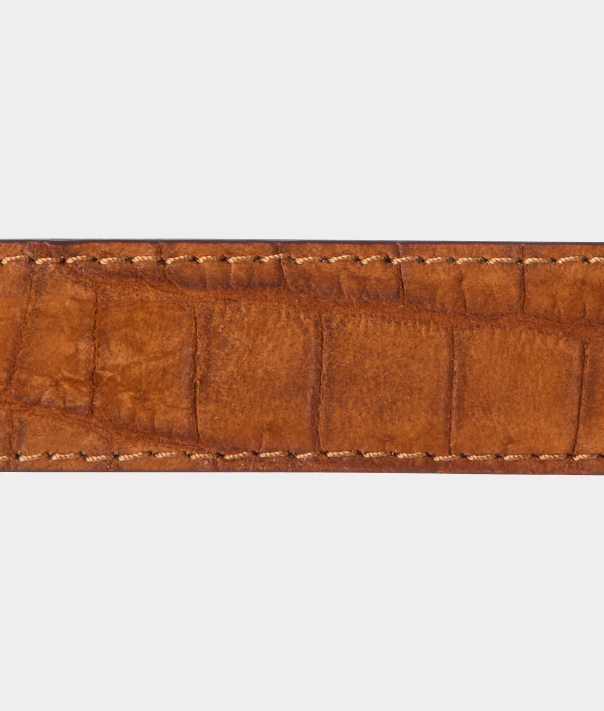 Women's Sueded Caiman :: Cognac 4