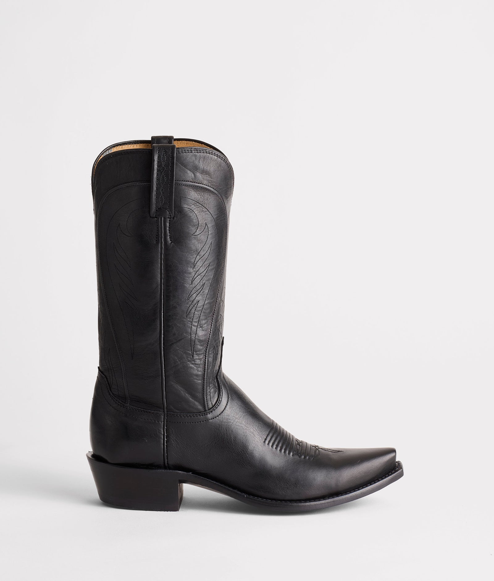Bart :: Black + Cowhide