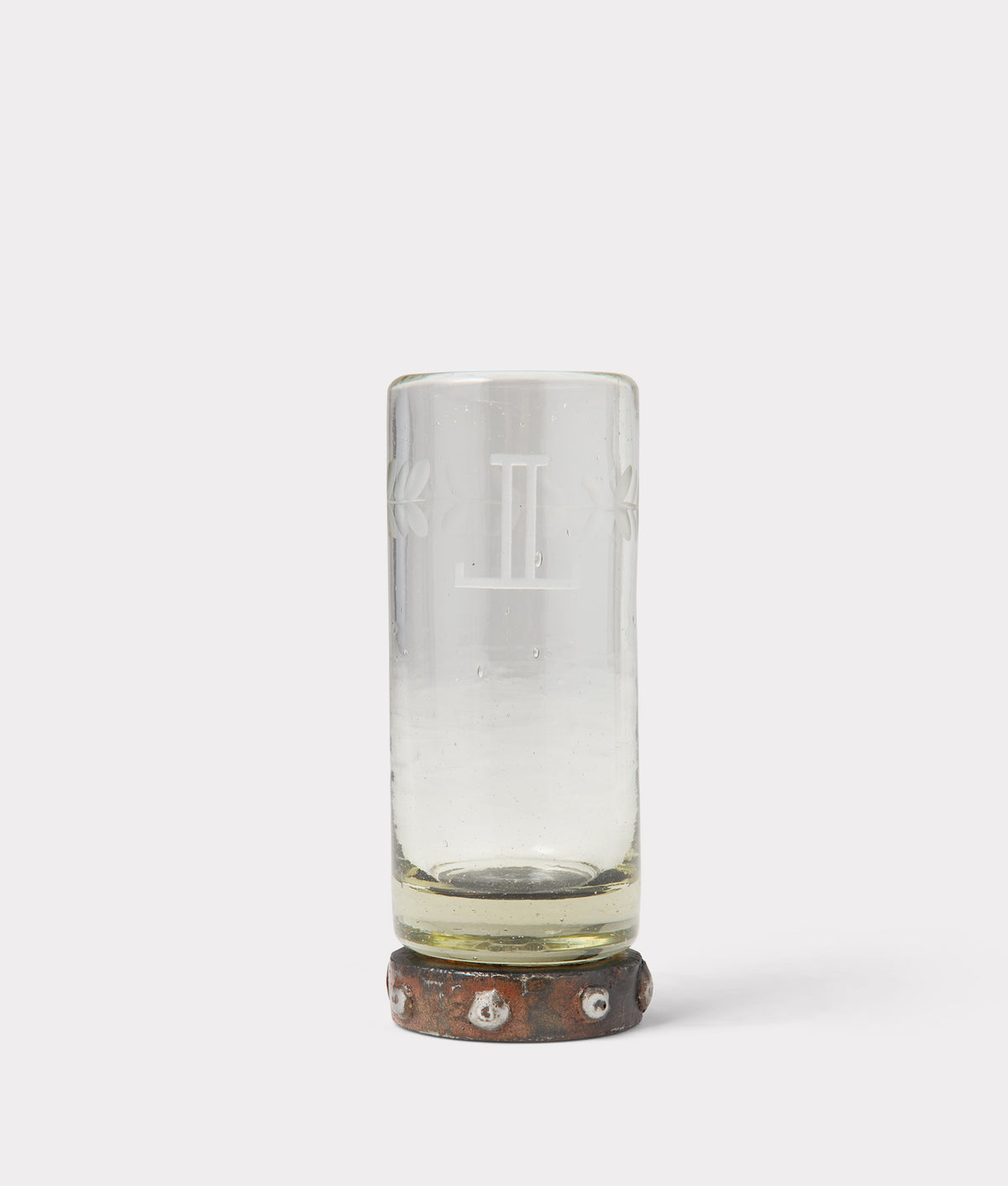 Mirrored L Triple Zackshot Glass :: Iron 2