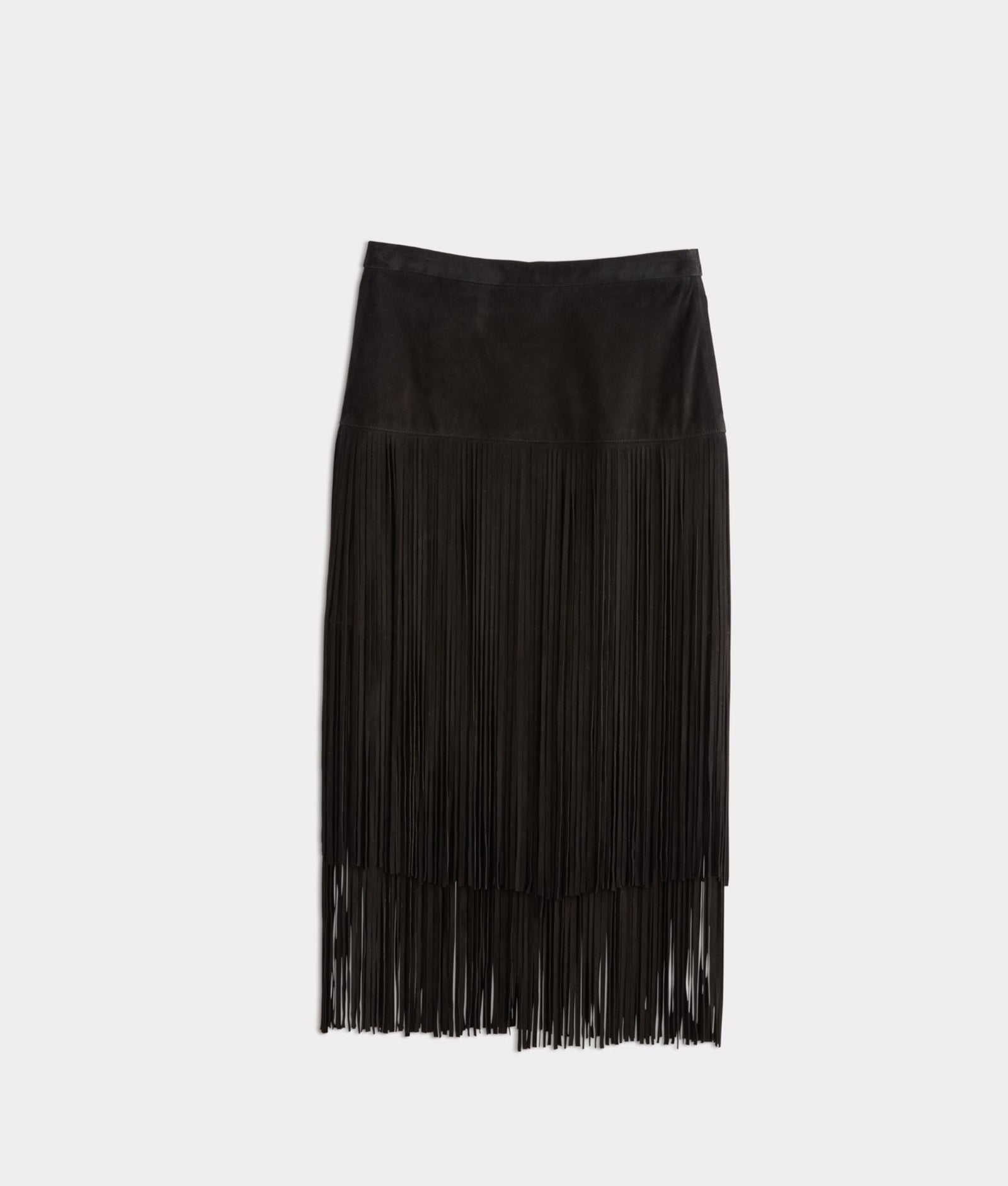 Rhiannon Fringe Skirt :: Black product image