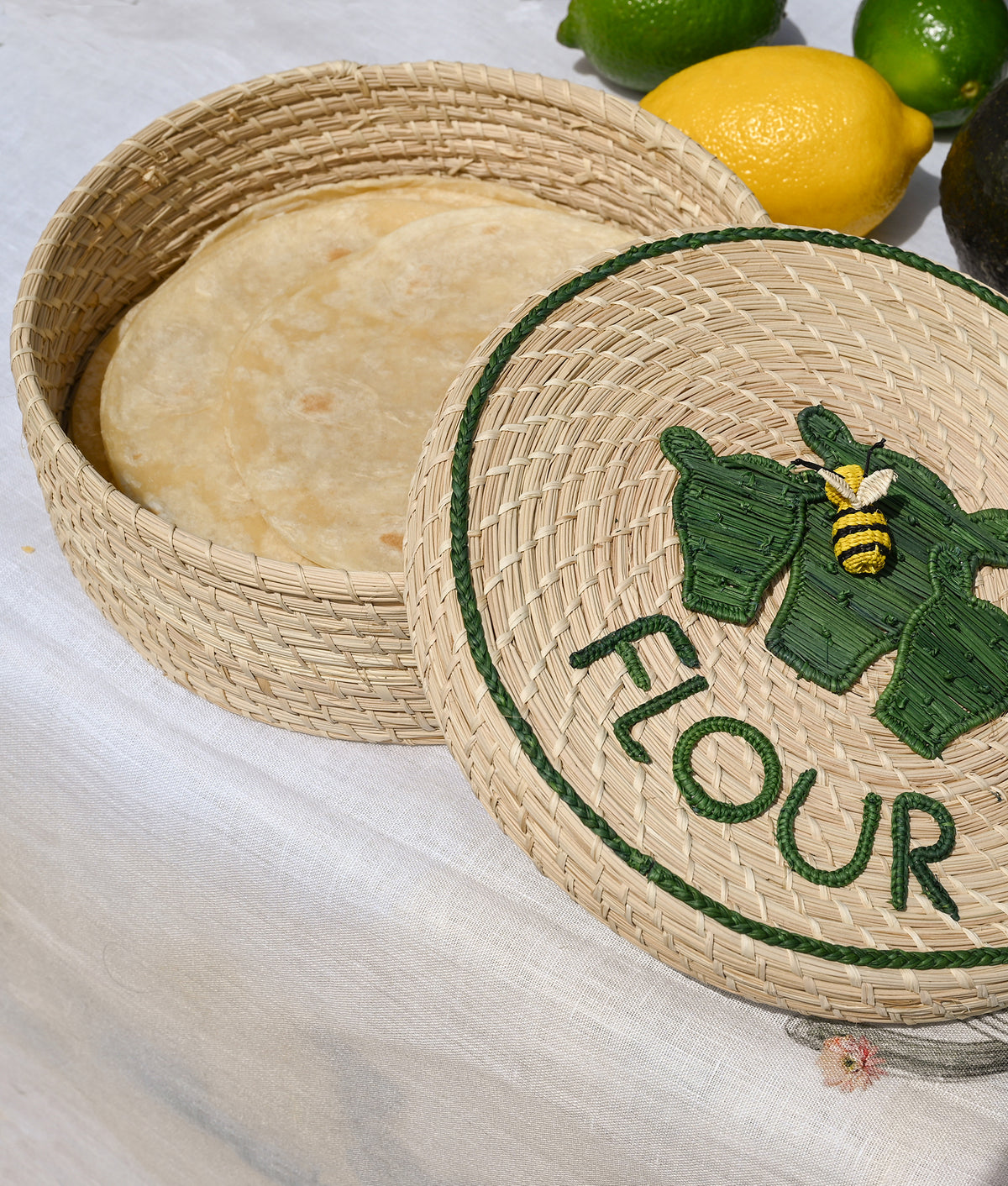 Cactus Flour Tortilla Warmer :: Green 5