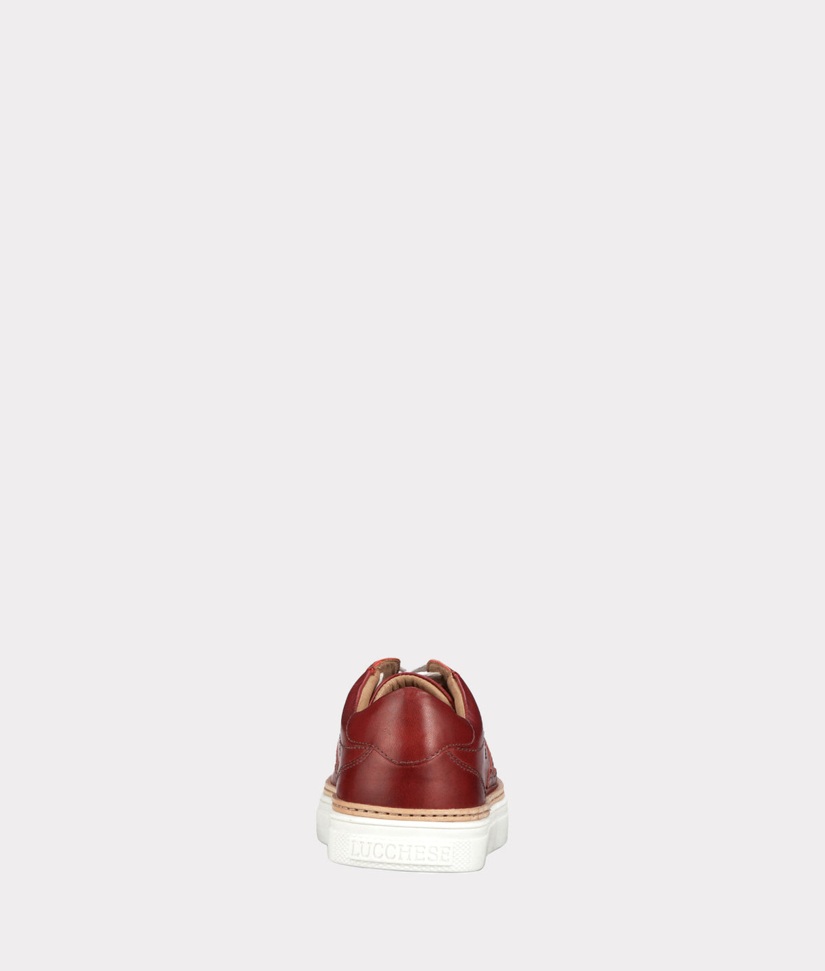 Double L Lace Up Sneaker :: Red 4