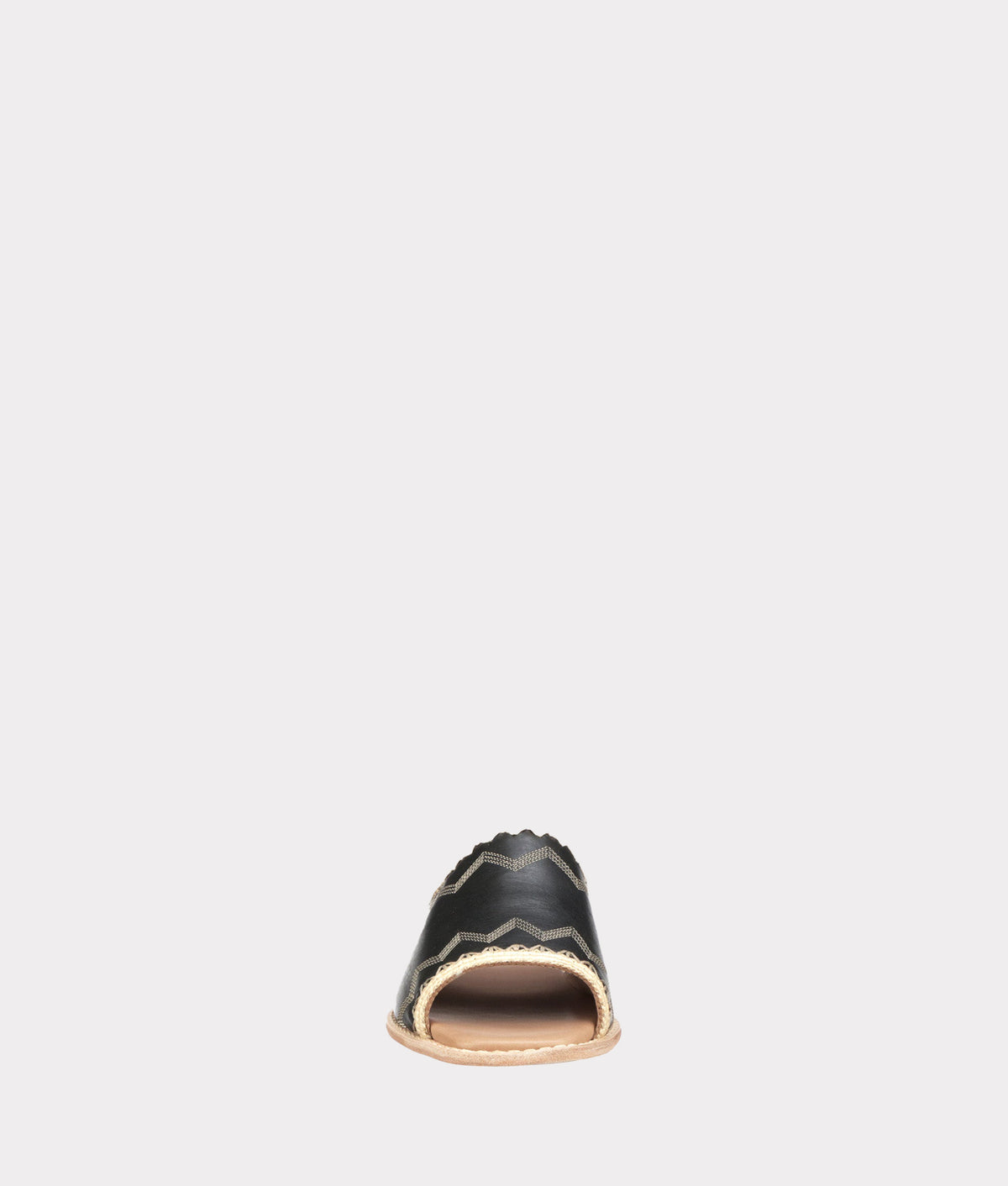 Raffia Sandal :: Black 3