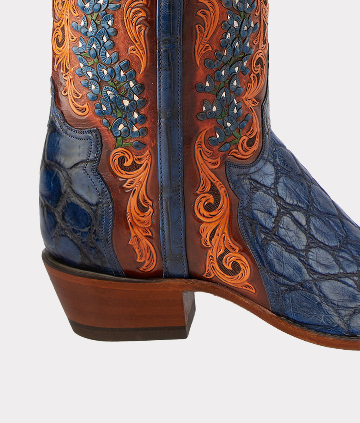 Women's Bluebonnet 140th Anniversary Boot :: Cavalry Blue 10