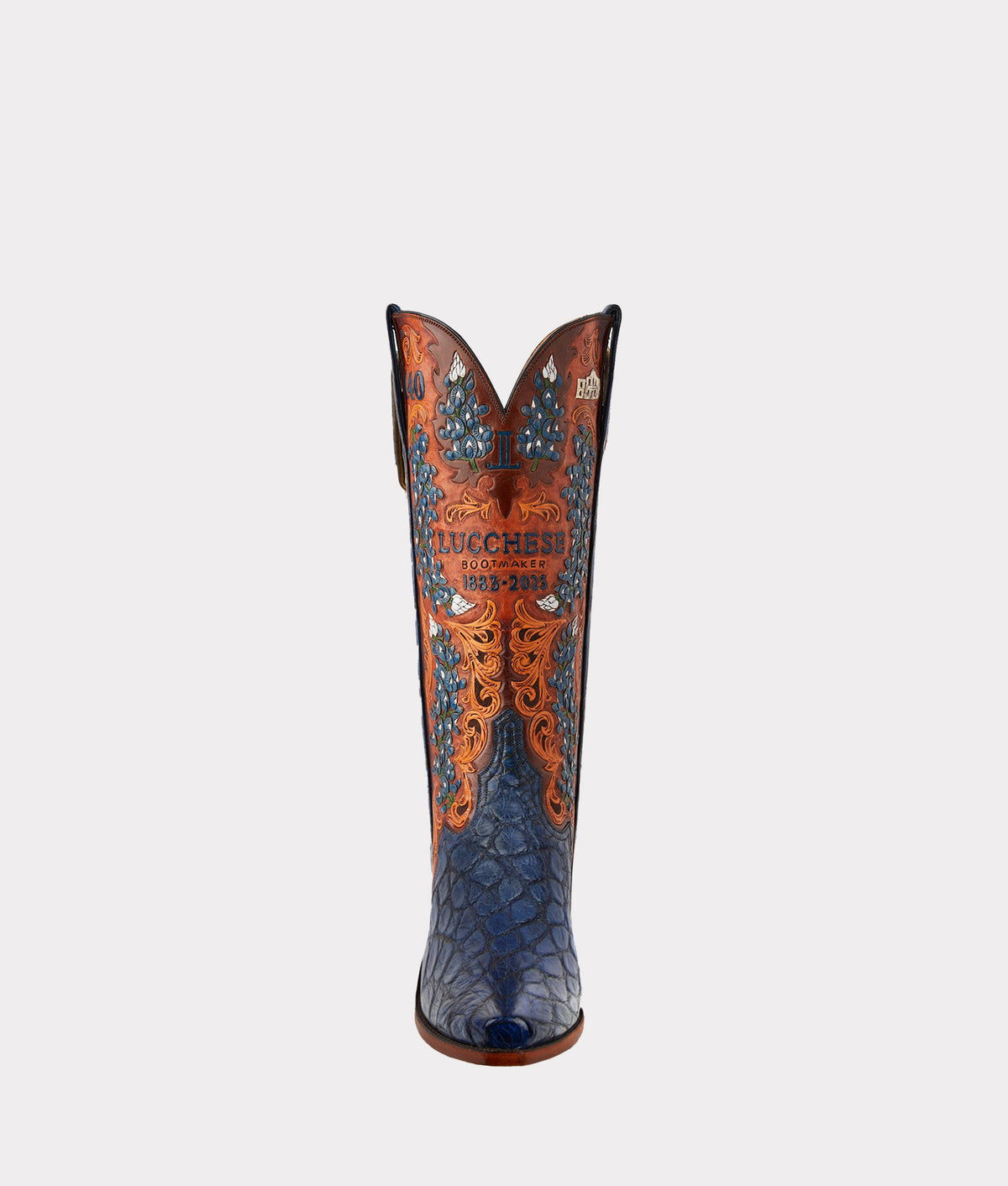 Women's Bluebonnet 140th Anniversary Boot :: Cavalry Blue 2