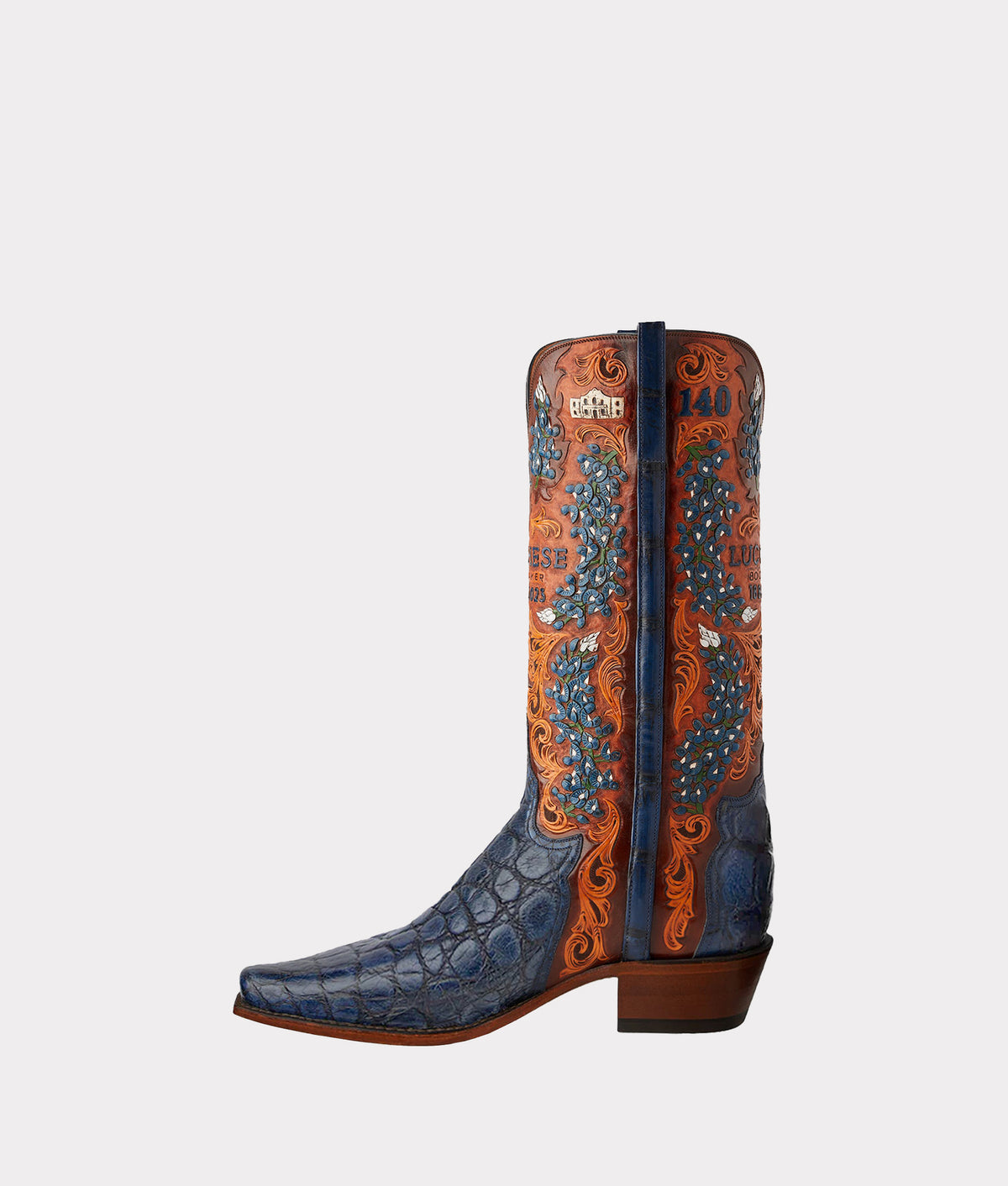Women's Bluebonnet 140th Anniversary Boot :: Cavalry Blue 4