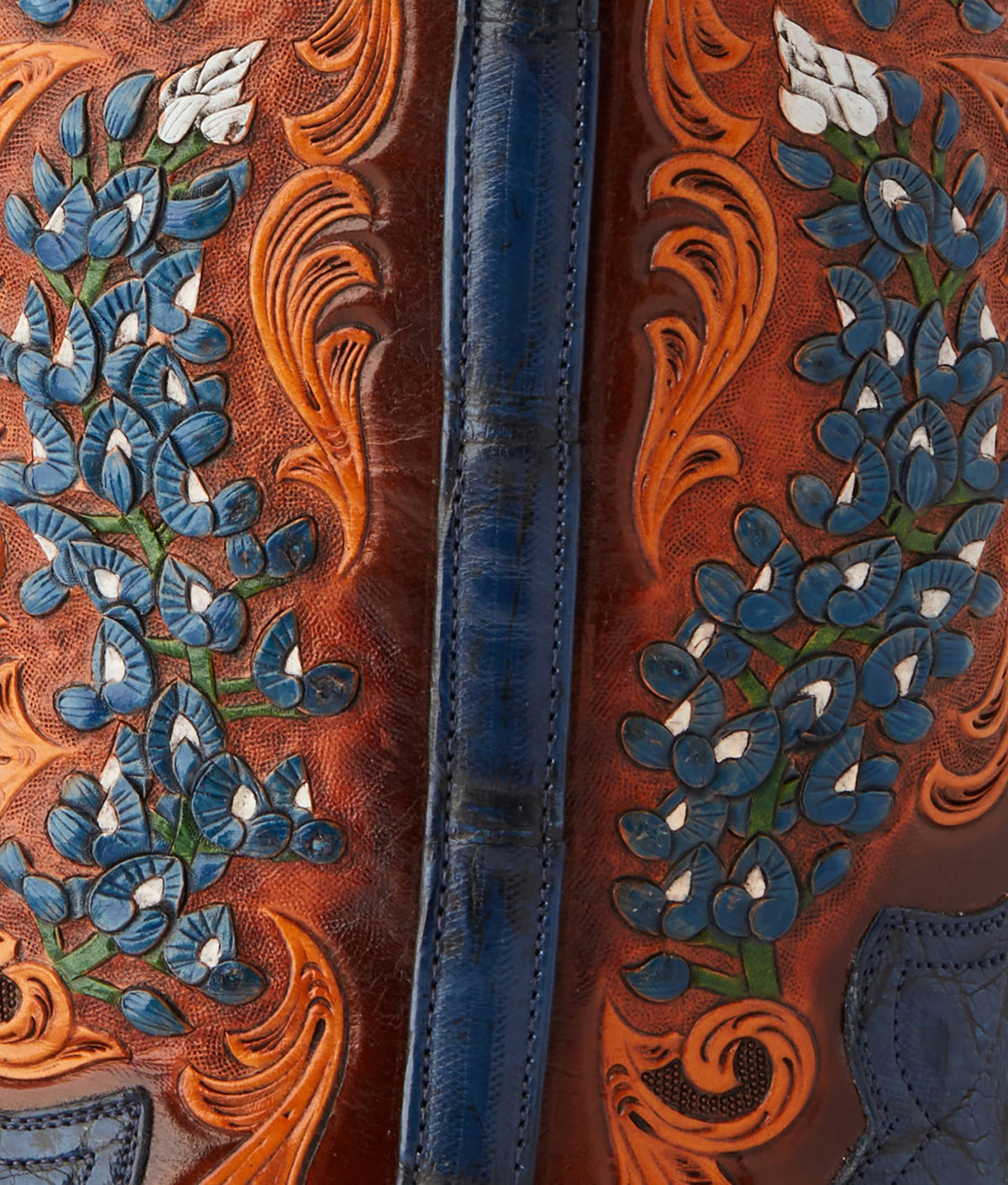 Women's Bluebonnet 140th Anniversary Boot :: Cavalry Blue 12