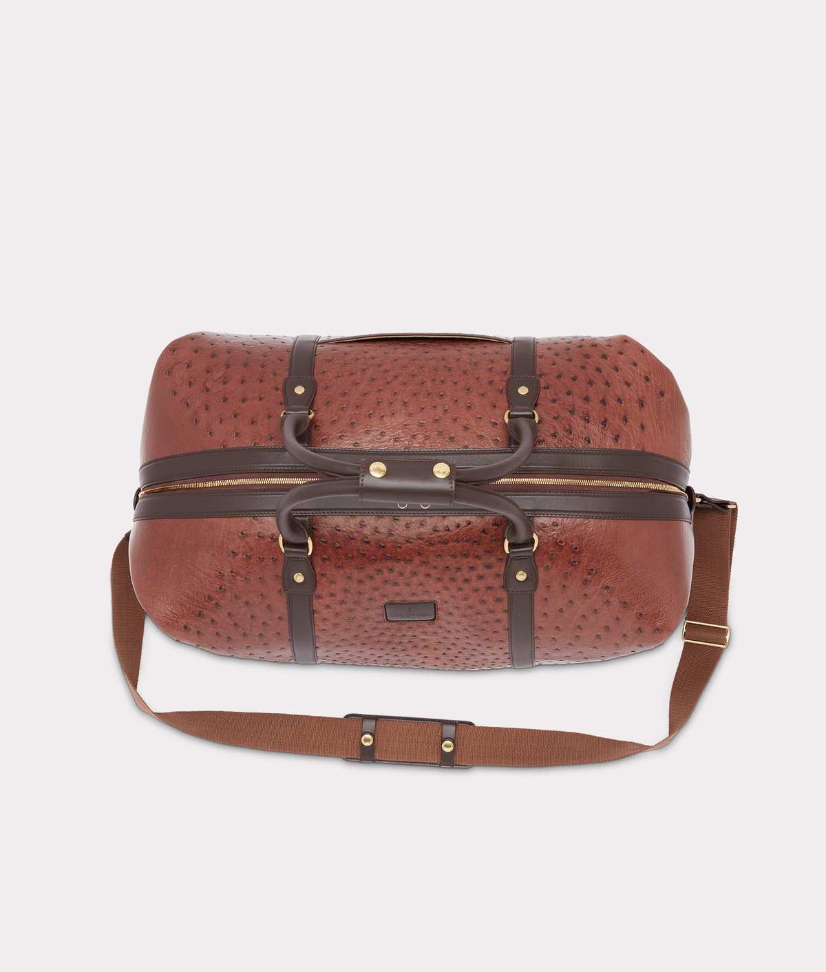 Ostrich Duffle - Large :: Chocolate 6