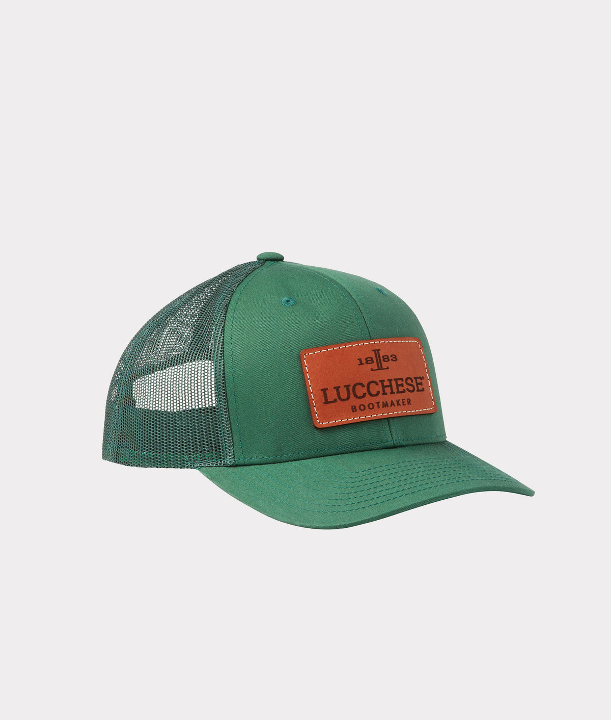 Leather Patch Hat :: Forest 2