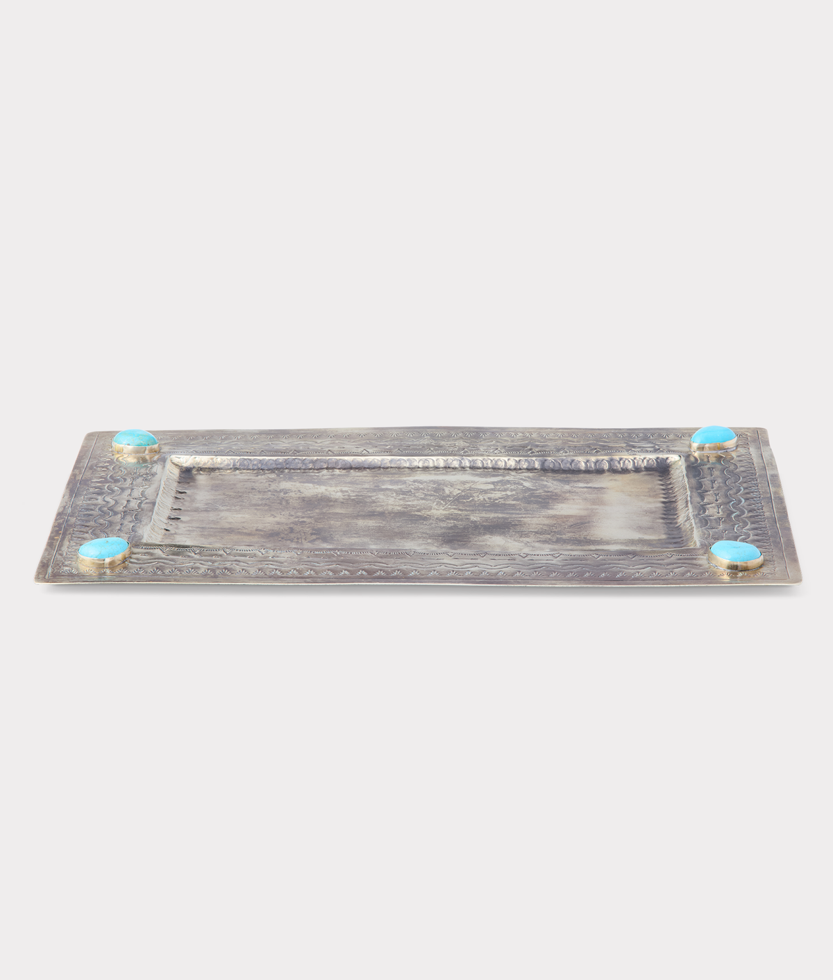 Large Southwestern Tray :: Silver 2