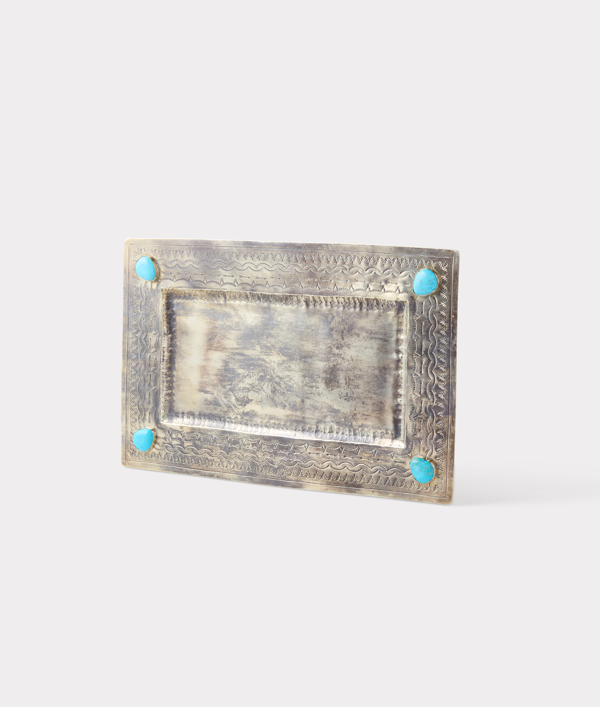 Large Southwestern Tray :: Silver 3