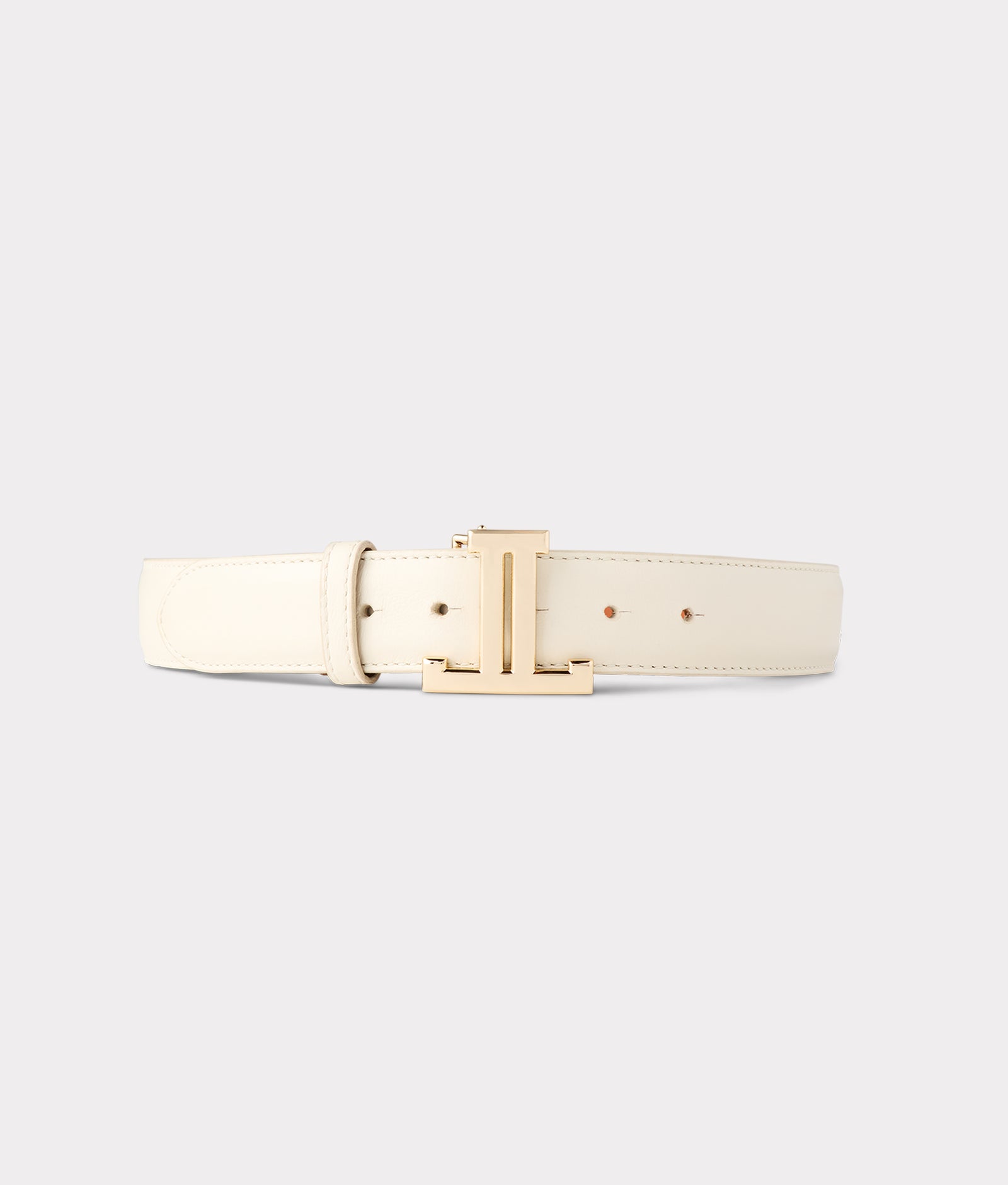 Women's Mirrored L Belt :: Glitz Cream product image