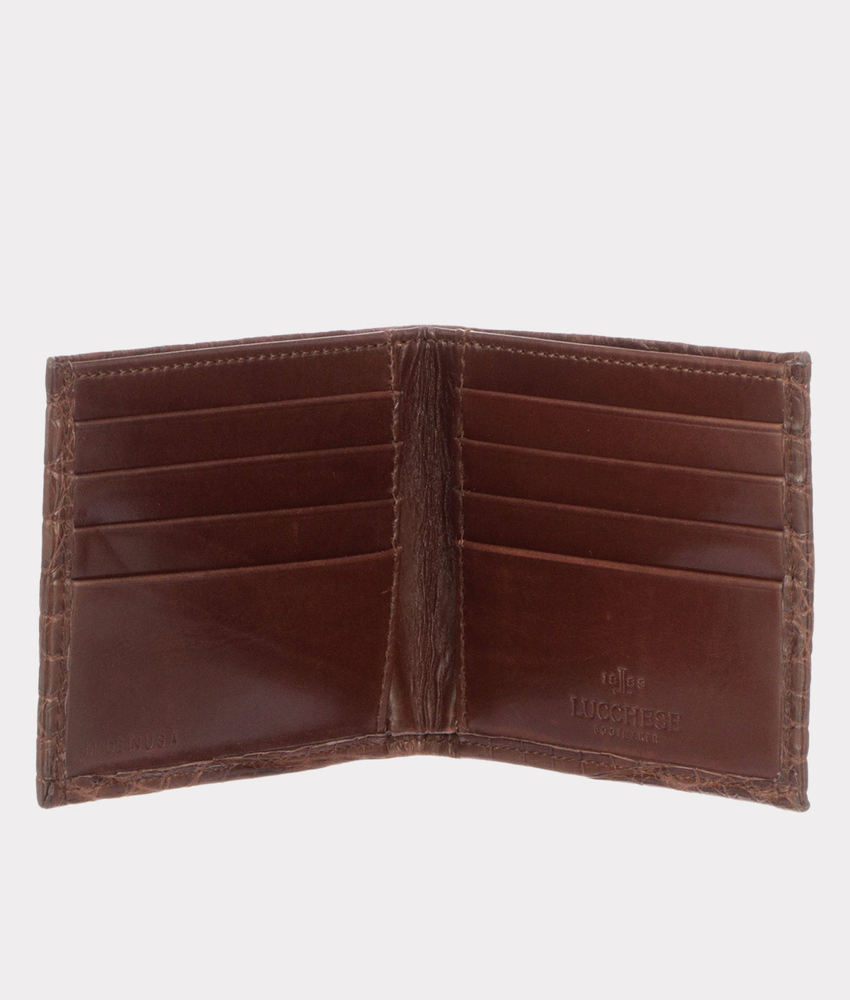 Hipster Wallet – Crocodile :: Sienna 2